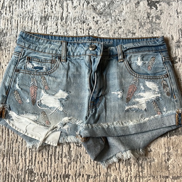 American Eagle Outfitters Pants - AE - High Waisted Festival Shorts